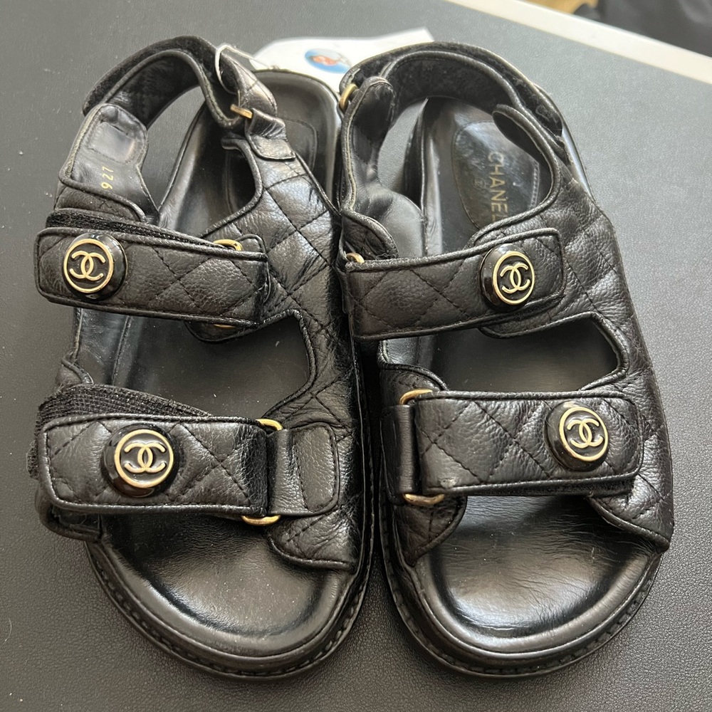 NOT CHANEL Dad Sandals - Size US 6.5